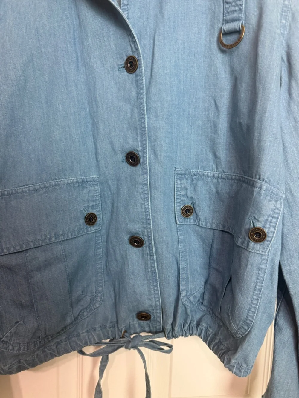 NWT Ralph Lauren Light Blue Denim Utility Jacket - Picture 2 of 5